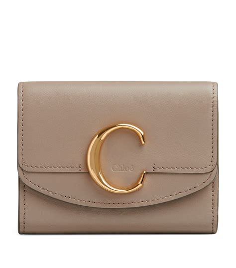 chloe small trifold wallet